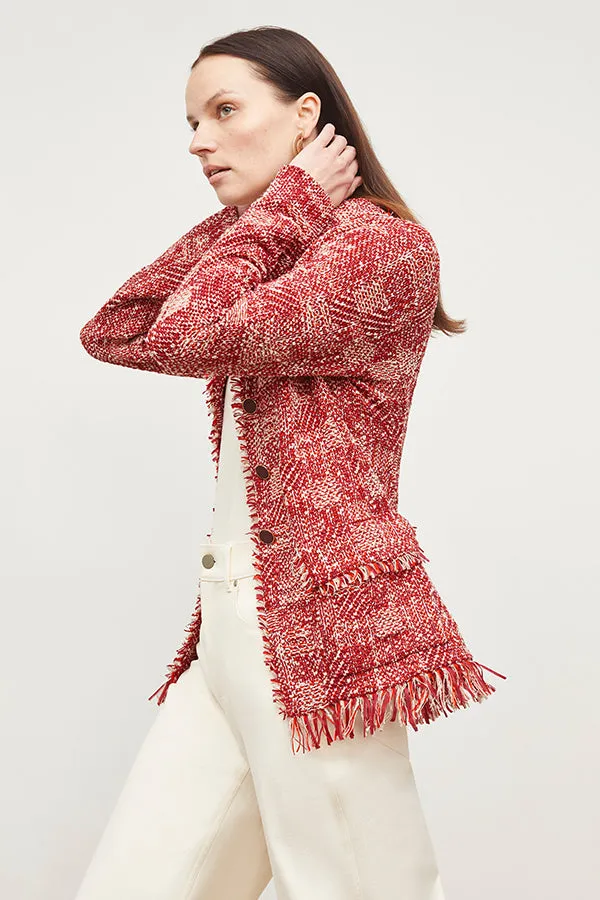Porter Jacket - Interweave :: Red Multi