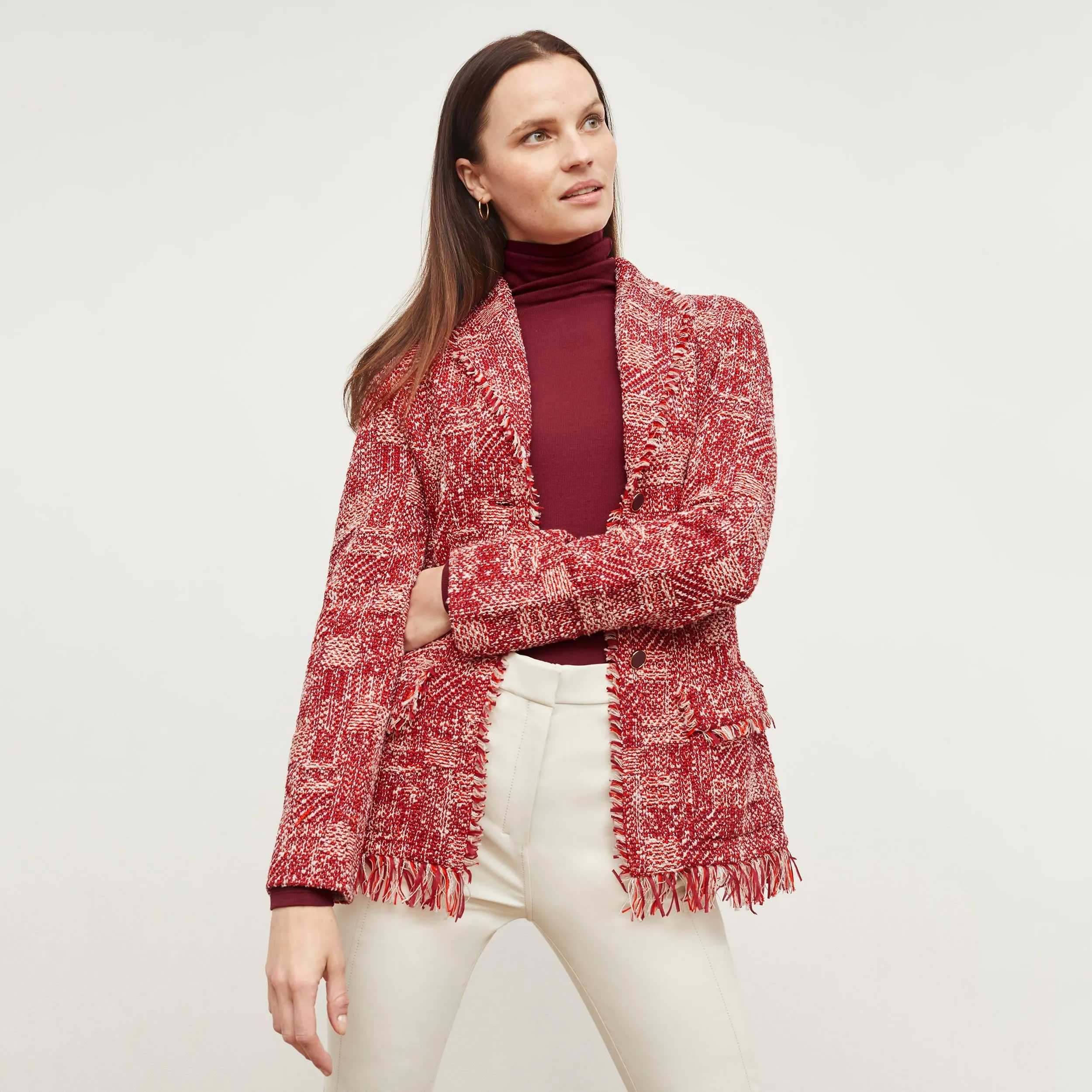 Porter Jacket - Interweave :: Red Multi