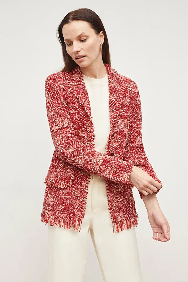 Porter Jacket - Interweave :: Red Multi