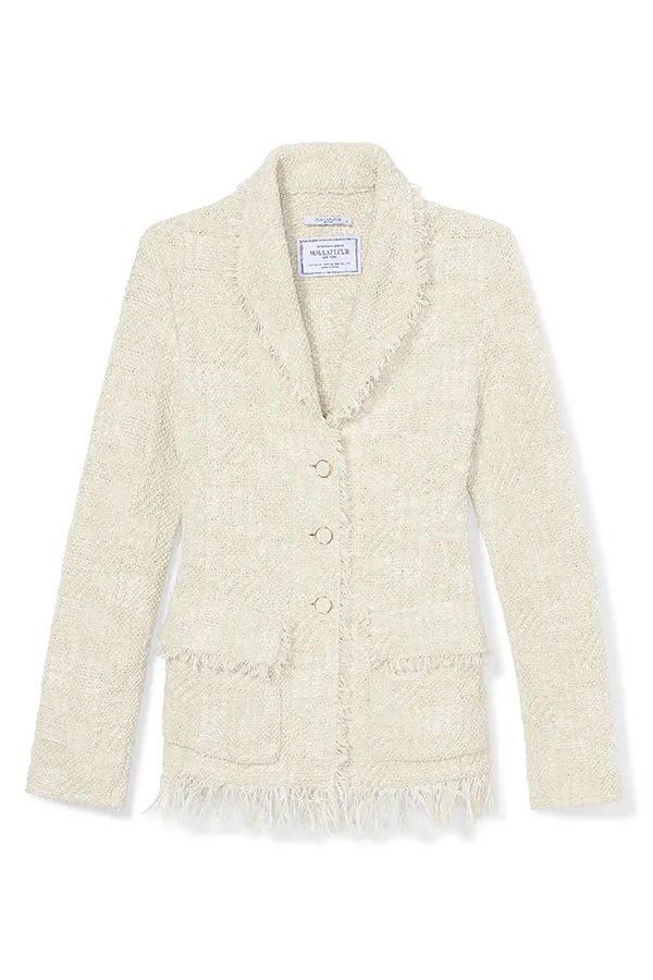 Porter Jacket - Interweave :: Taupe / Ivory