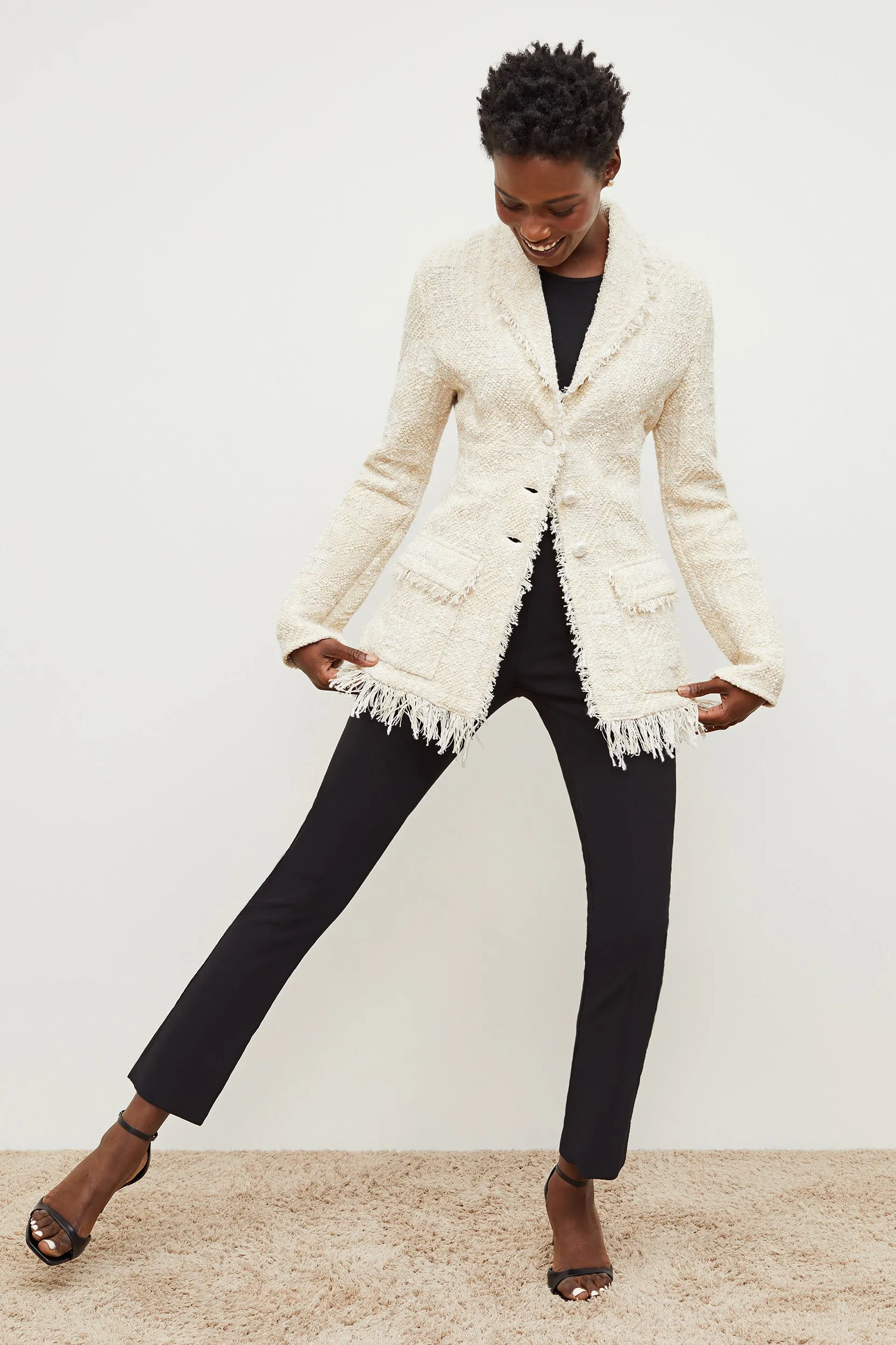 Porter Jacket - Interweave :: Taupe / Ivory