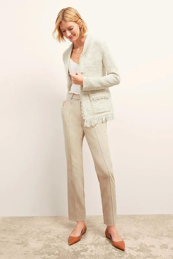 Porter Jacket - Interweave :: Taupe / Ivory
