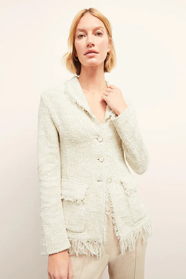 Porter Jacket - Interweave :: Taupe / Ivory
