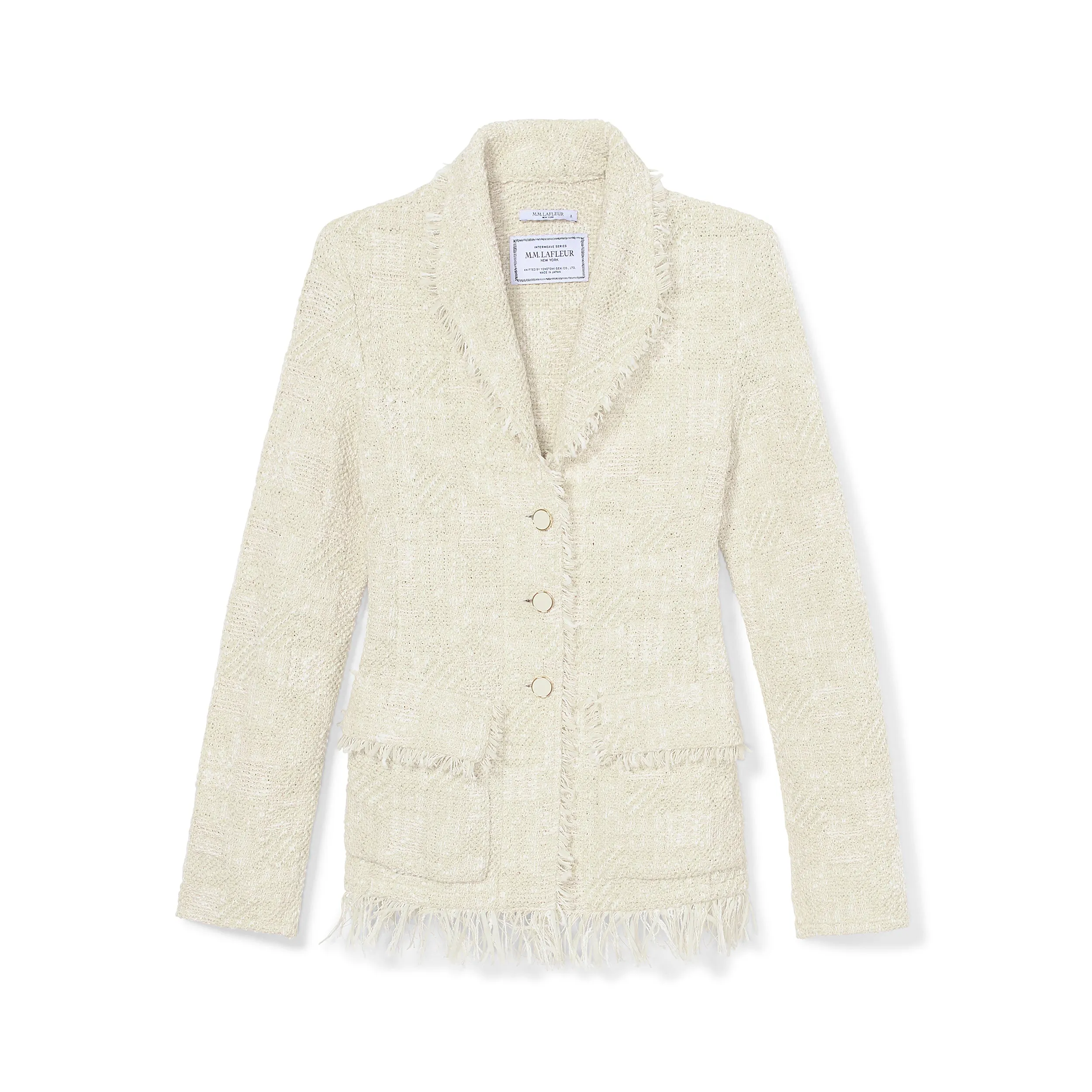 Porter Jacket - Interweave :: Taupe / Ivory