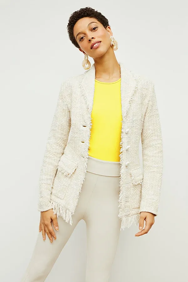 Porter Jacket - Interweave :: Taupe / Ivory