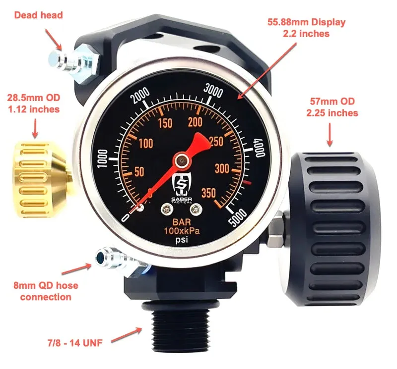 Saber Tactical Tank Valve