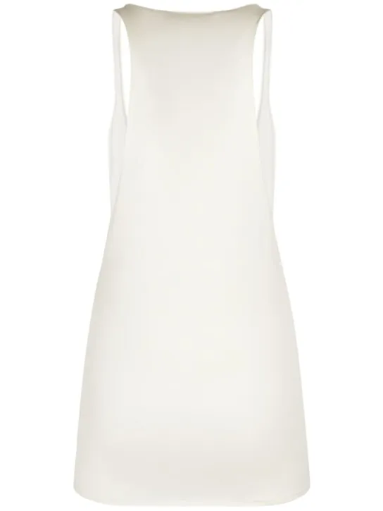 Saint Laurent   Scoop neck silk tank top 
