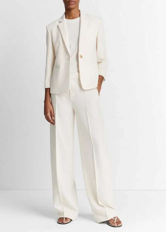 SHRUNKEN BLAZER OFF WHITE