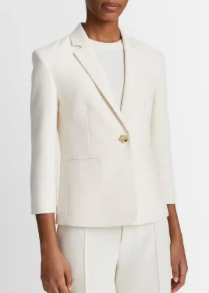 SHRUNKEN BLAZER OFF WHITE