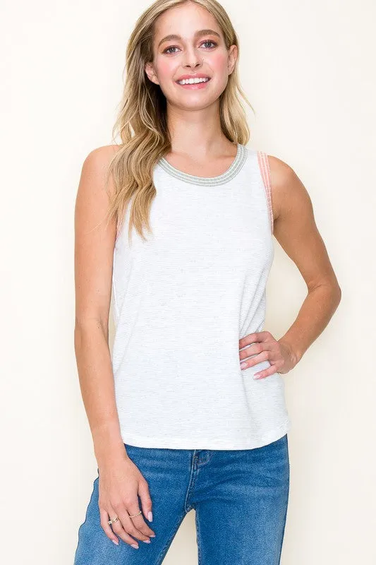 Sleeveless Terry Top