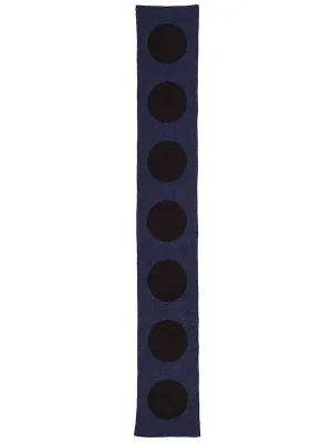 Small Spot Scarf Cosmos & Black