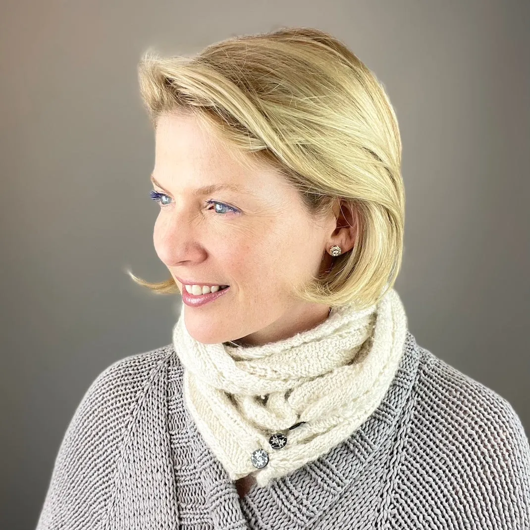 Tanglewood Chevron Scarf Knitting Kit | Tanglewood Cashmere & Knitting Pattern (#182-1)