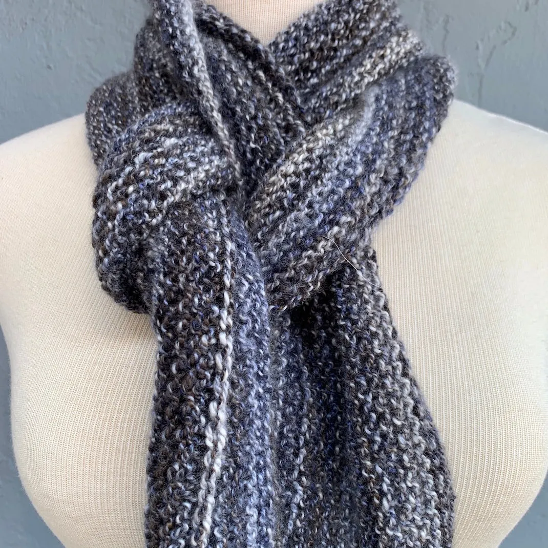Tanglewood Garter Scarf Knitting Kit | Tanglewood Cashmere & Knitting Pattern (#182-4)