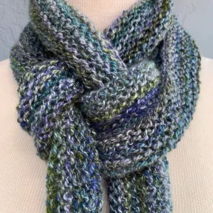 Tanglewood Garter Scarf Knitting Kit | Tanglewood Cashmere & Knitting Pattern (#182-4)