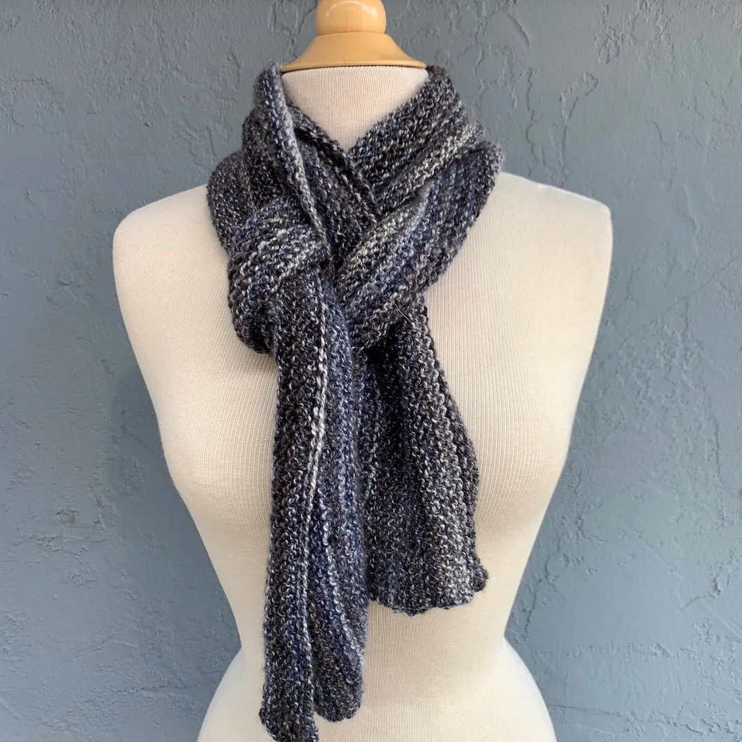 Tanglewood Garter Scarf Knitting Kit | Tanglewood Cashmere & Knitting Pattern (#182-4)