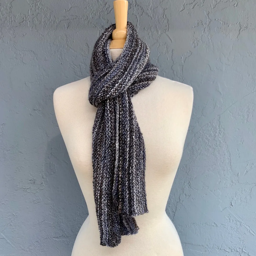 Tanglewood Garter Scarf Knitting Kit | Tanglewood Cashmere & Knitting Pattern (#182-4)