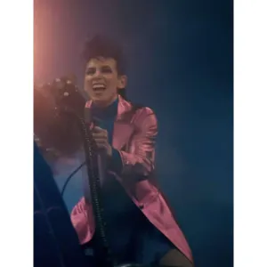 The Beekeeper Emmy Raver Lampman Purple Trench Coat