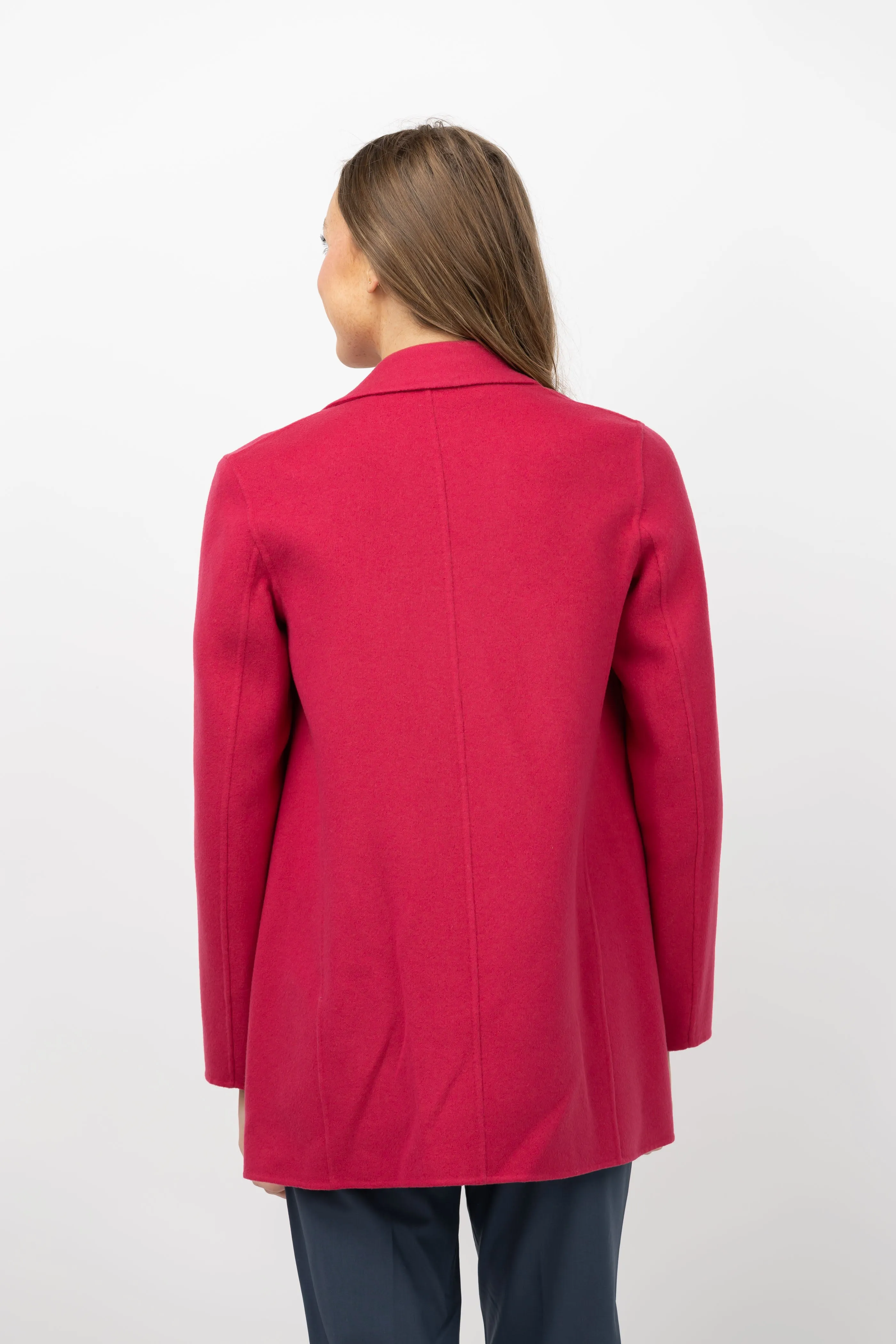 Theory Blazer in Deep Rose