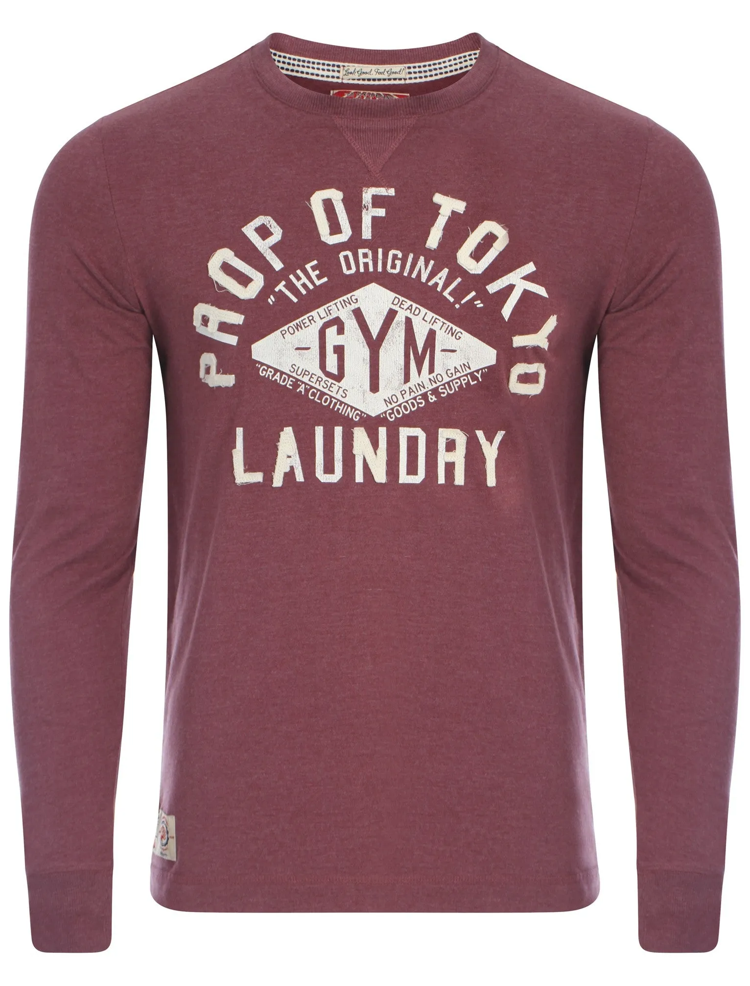 Tokyo Laundry Gym long sleeved top red