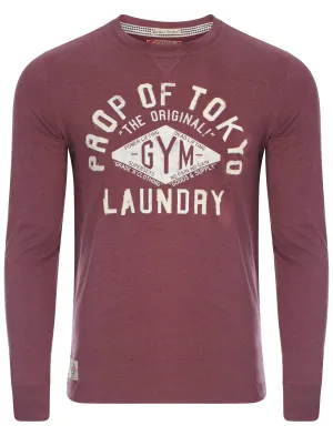 Tokyo Laundry Gym long sleeved top red