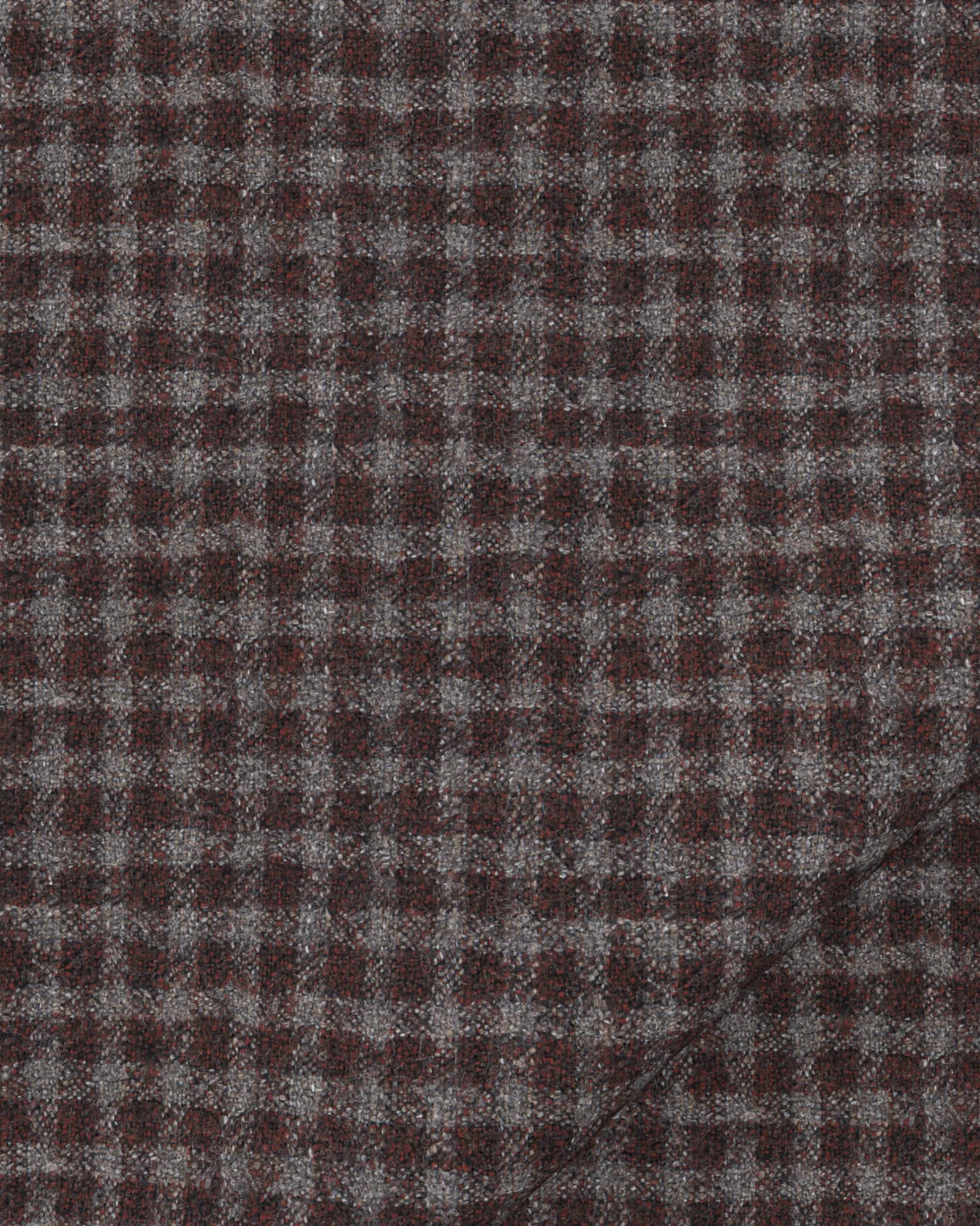 VINCENT & FRANKS S217020058CVF BRN CHECK SLIM TROUSER