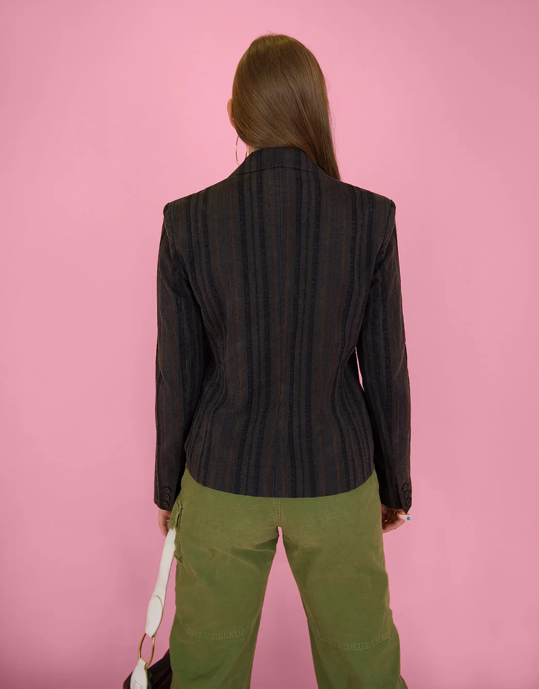 Vintage Just Cavalli striped blazer