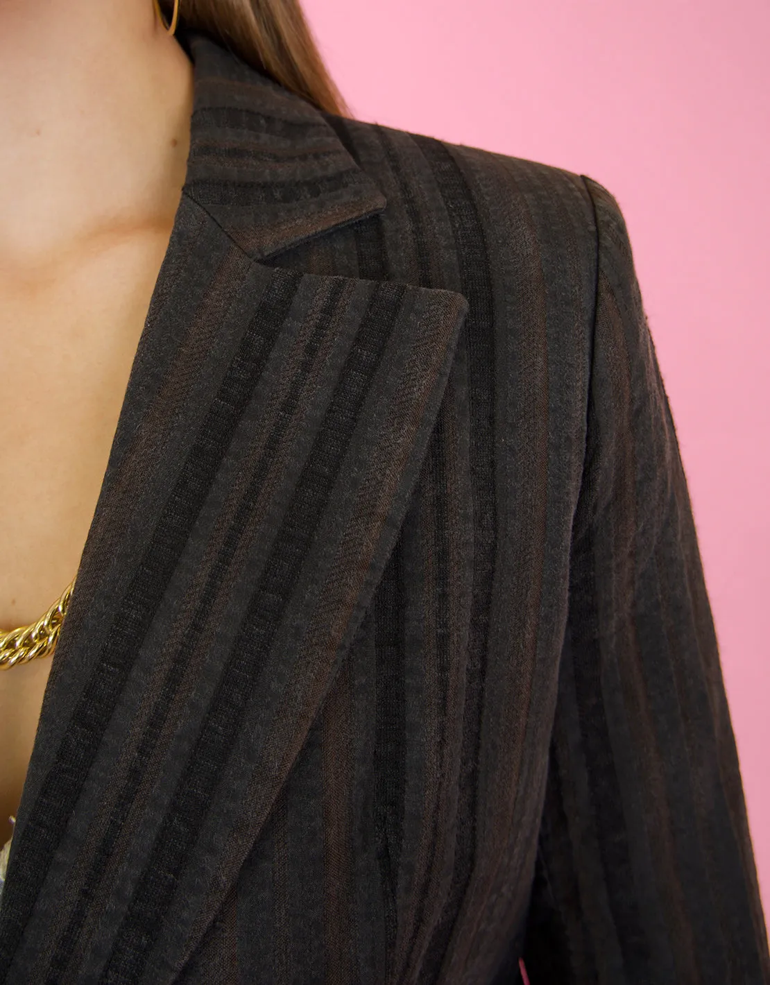 Vintage Just Cavalli striped blazer