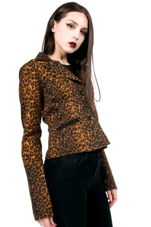 Vintage Leopard Me Blazer