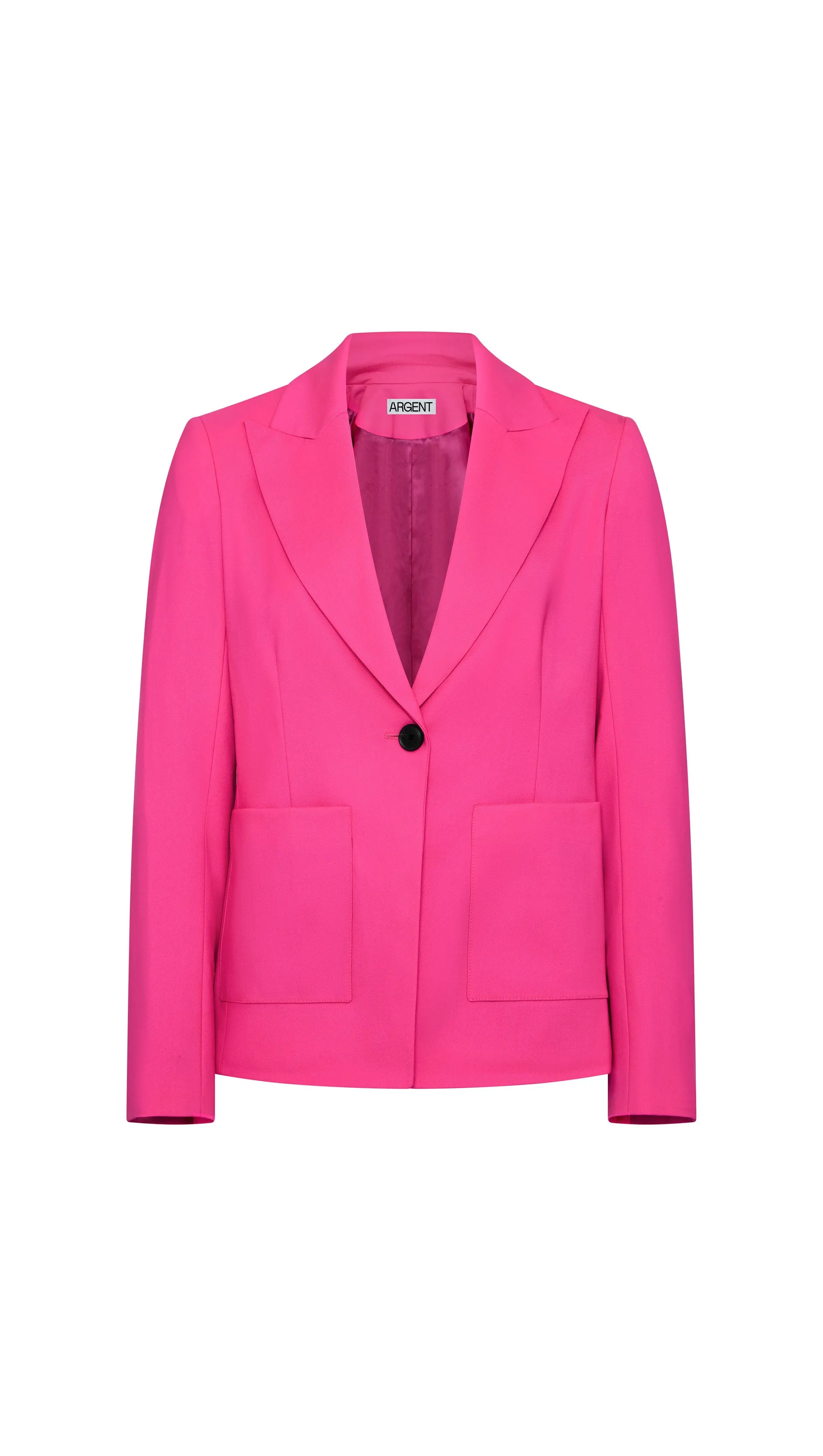 #VotingSuitsYou Blazer in Seasonless Wool | Bright Pink