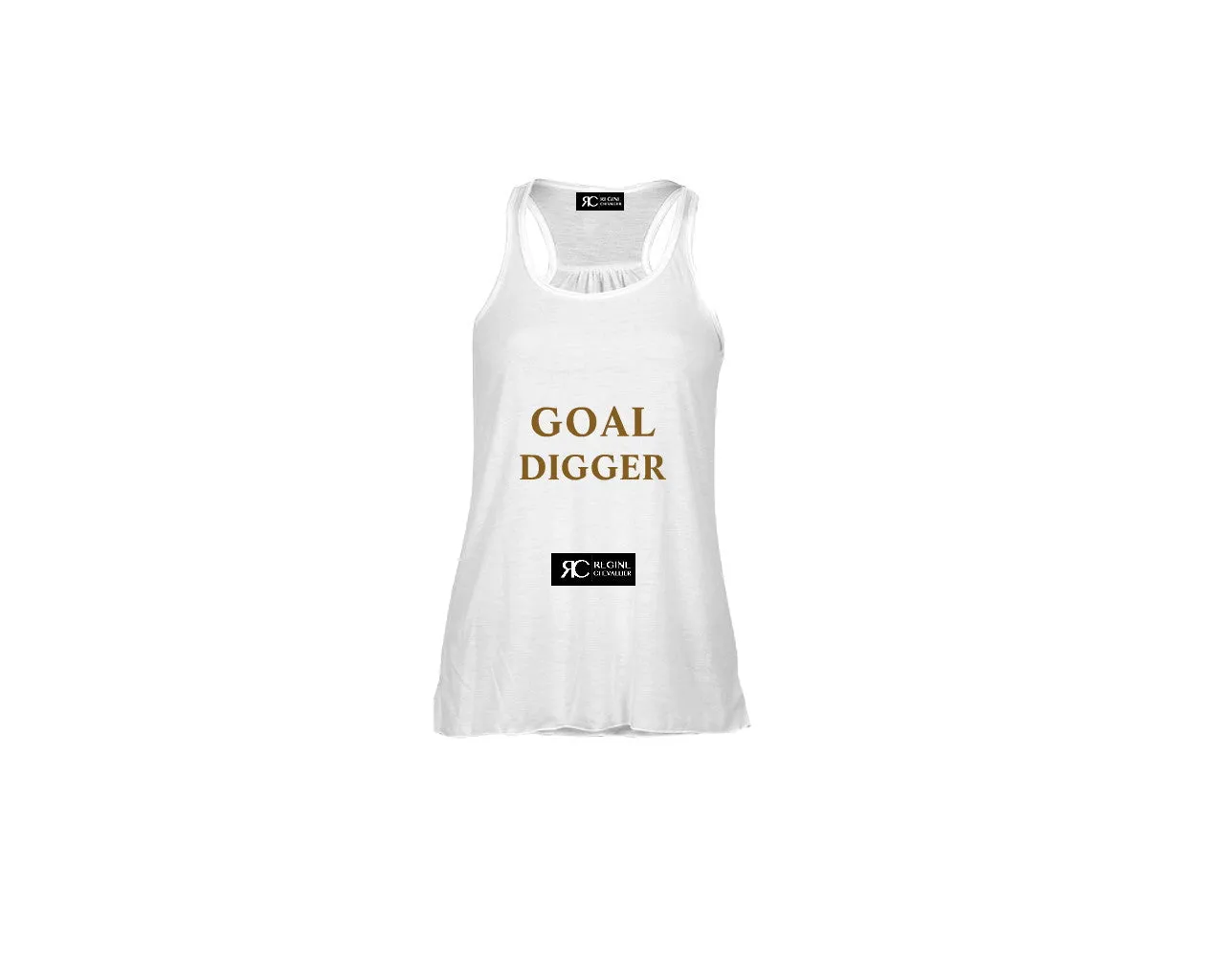 White Tank Top - The Goal Digger