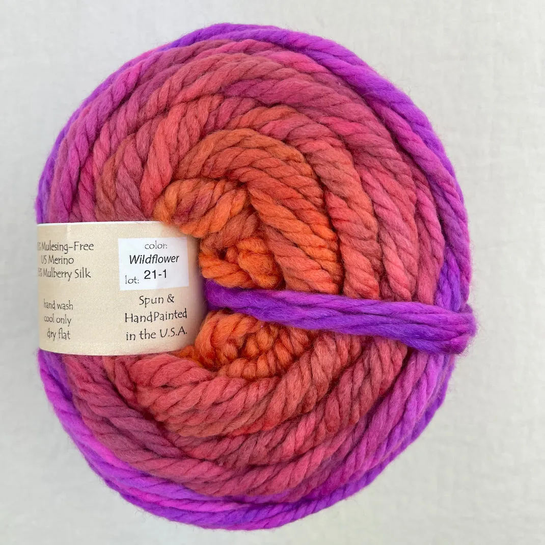 You Look Gradient Scarf Knitting Kit | Freia Handpaints Plush
