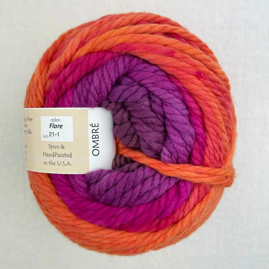 You Look Gradient Scarf Knitting Kit | Freia Handpaints Plush